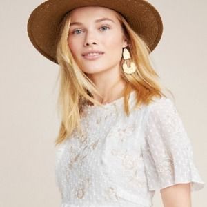 Anthropologie Ranna Gill Basilia Embroidered Tunic